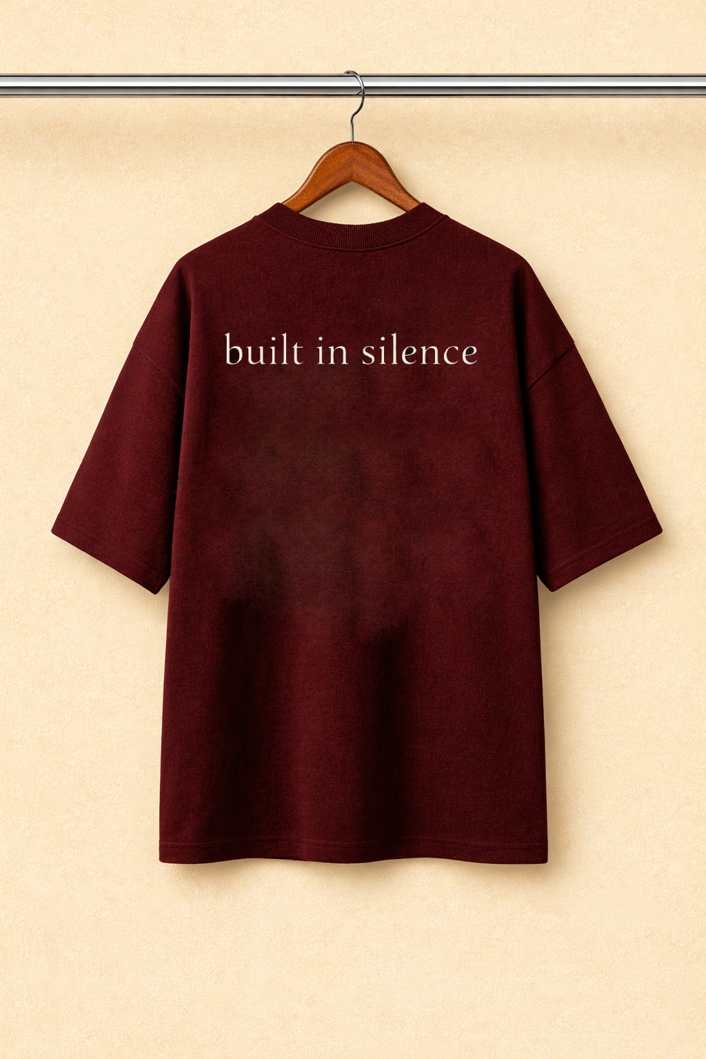 Blog 3 dark maroon back built in silence
